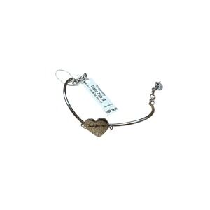 Brosway Chakra Sweet 15 Heart Charm Bracelet BHK303 Stainless Steel Silver Tone